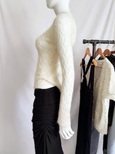 Load image into Gallery viewer, Vintage Sheer Sequined Fuzzy Long sleeve-