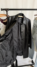 Load image into Gallery viewer, Vintage Y2K Black Leather Jacket