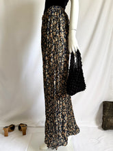 Load image into Gallery viewer, Vintage 90s Pleated Floral Palazzo Pants