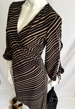 Load image into Gallery viewer, Vintage Y2K Express Faux Wrap Midi Dress