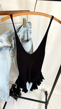Load image into Gallery viewer, Y2K Blumarine Ruffled Hem Knit Top