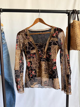 Load image into Gallery viewer, Vintage Y2K Boho Flared Sleeves Top