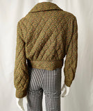 Vintage 70s Floral Quilted Jacket