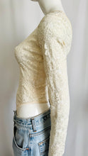 Load image into Gallery viewer, Vintage 90s Sheer Lace Bodysuit
