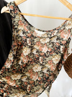 Vintage EXPRESS Sheer Floral Camisole Tunic