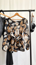 Load image into Gallery viewer, Vintage 70s Sheer Floral Babydoll Top
