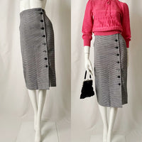 Vintage 90s High Waist Pencil Skirt