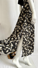 Load image into Gallery viewer, Vintage 90s Sheer High-Waisted Floral Maxi Skirt
