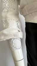 Load image into Gallery viewer, Vintage 70s Lace Peasant Top
