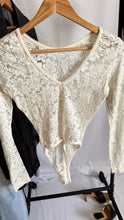 Load image into Gallery viewer, Vintage 90s Sheer Lace Bodysuit
