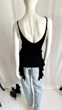 Load image into Gallery viewer, Y2K Blumarine Ruffled Hem Knit Top
