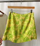 Vintage 60s Floral Mini Skirt