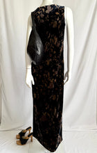 Load image into Gallery viewer, Vintage 90s Floral Burnout Maxi Dress
