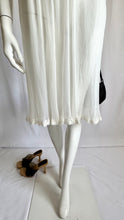Load image into Gallery viewer, Vintage Pleated Lace Trim Slip
