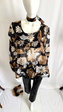 Load image into Gallery viewer, Vintage 70s Sheer Floral Babydoll Top
