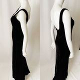 Vintage Bias Silk Rayon Slip Maxi Dress Ralph Lauren