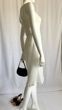 Load image into Gallery viewer, Vintage Pleated Lace Trim Slip
