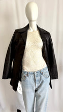 Load image into Gallery viewer, Vintage Star Heart Moon Leather Jacket
