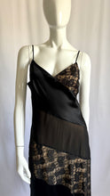 Load image into Gallery viewer, Vintage Y2K Silk &amp; Lace Slip Dress
