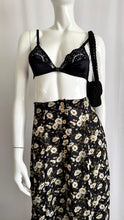 Load image into Gallery viewer, Vintage 90s Sheer High-Waisted Floral Maxi Skirt

