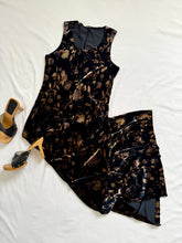 Load image into Gallery viewer, Vintage 90s Floral Burnout Maxi Dress
