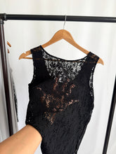 Load image into Gallery viewer, Vintage 90s Sheer Back Lace Tank Top

