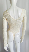 Load image into Gallery viewer, Vintage 90s Sheer Lace Bodysuit
