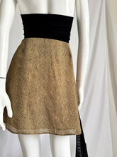 Load image into Gallery viewer, Vintage Liz Claiborne Snake Print Mini Skirt
