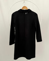 60s 70s Vintage Mock Neck Knit Mini Dress