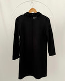 60s 70s Vintage Mock Neck Knit Mini Dress