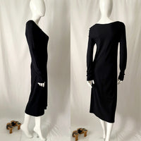 Vintage Donna Karan Long Sleeve Midi Dress