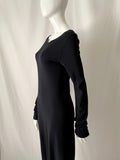 Vintage Donna Karan Long Sleeve Midi Dress
