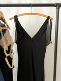 Y2K Vintage Asymmetrical Midi Dress