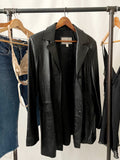 Vintage Y2K Blazer Style Leather Jacket