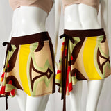 Y2K Mini Asymmetrical Skirt