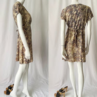 90s Vintage Rayon Mini Dress