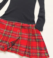 Vintage 90s does 60s Dropped Waist Mini Dress