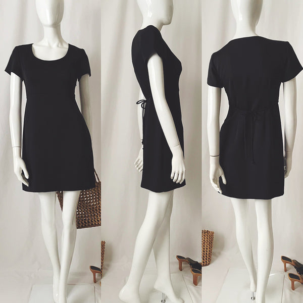 Vintage ESPRIT Mini Black Dress