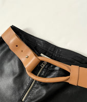 Vintage Tan Leather Belt