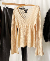 Y2K Vintage EXPRESS 70s style Crochet Top
