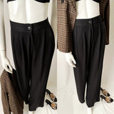 Vintage High Waisted Wide Leg Trousers