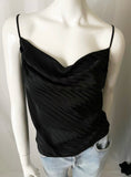 80s 90s Vintage Striped Satin Camisole Top