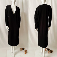 90s Vintage Deep V Cocoon Dress