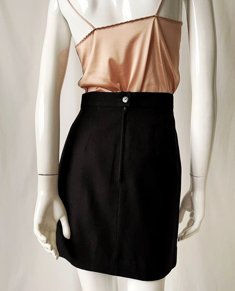 Louis Feraud Vintage High-Waisted Mini Skirt