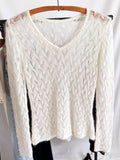 Vintage Sheer Sequined Fuzzy Long sleeve-