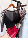 Vintage Cop. Copine Mesh Knit Top