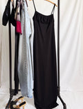Vintage 90s RAMPAGE Rhinestone Studded Maxi Slip Dress-