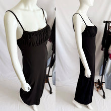 Load image into Gallery viewer, Vintage 90s RAMPAGE Rhinestone Studded Maxi Slip Dress-
