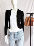 Vintage 70s open front Structured Cardigan -