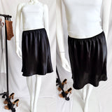 Vintage 70s Satin Midi Slip by Farr West-&nbsp;